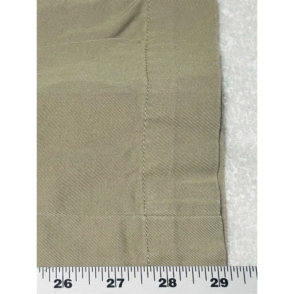 Polo Ralph Lauren Preston Pants Mens 34x29 Khaki 100% Cotton.   SEE PHOTOS